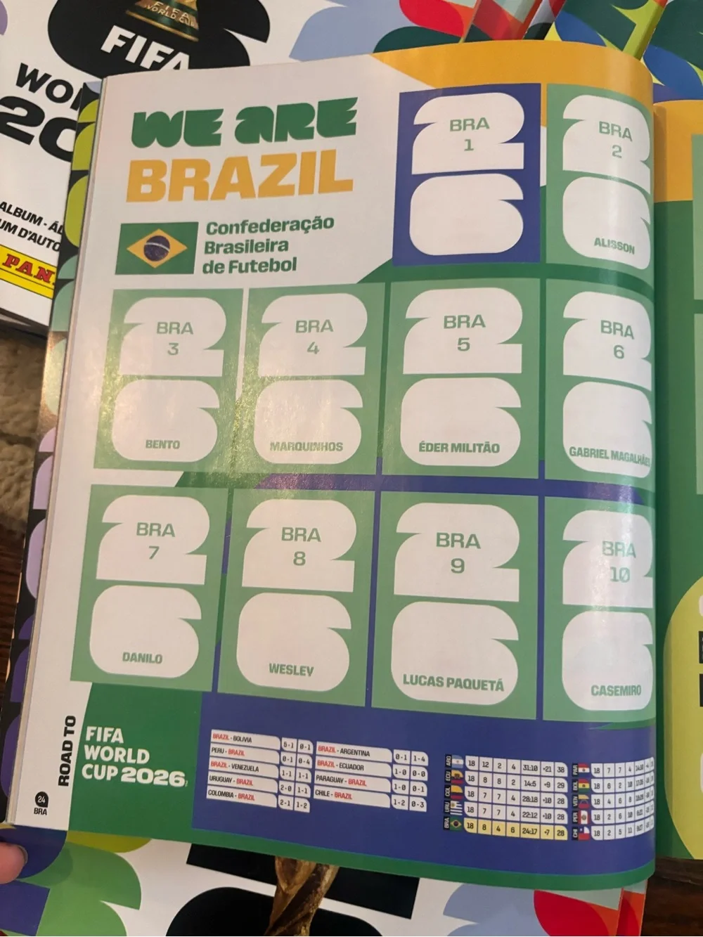 Panini official sticker